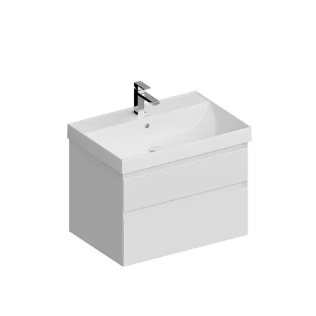 Kerama Marazzi Cubo Тумба подвесная, с ящиками, цвет: белая матовая