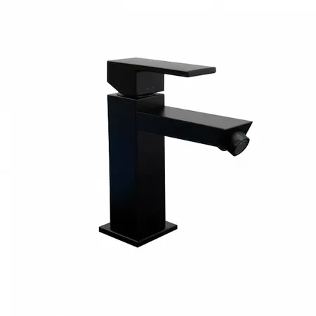 Kerama Marazzi Futura Смеситель для биде, на 1 отв, с донным клапаном, цвет: черный матовый