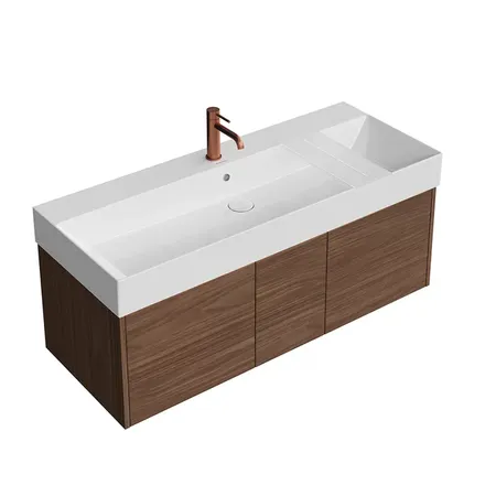 Kerama Marazzi Grande Тумба подвесная, 3 ящика, цвет: структурированный орех
