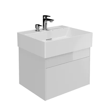 Kerama Marazzi Logica Тумба подвесная, 2 ящика, цвет: белоснежный