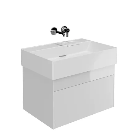 Kerama Marazzi Logica Тумба подвесная, 2 ящика, цвет: белоснежный