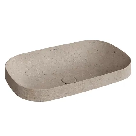 Kerama Marazzi Magica Раковина встраиваемая сверху, без отв, цвет: бежевый камень