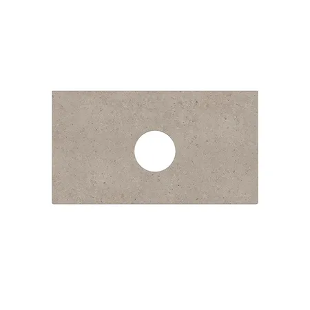 Kerama Marazzi Magica Столешница из керамогранита для накладных раковин Риккарди, без отв, цвет: бежевый матовый