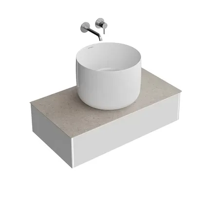Kerama Marazzi Magica Тумба подвесная, 1 ящик, цвет: утренний серый матовый