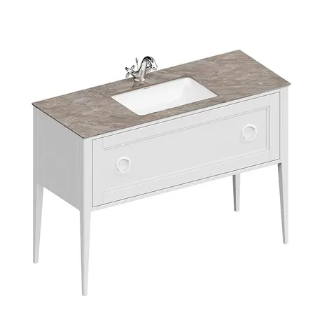 Kerama Marazzi Plaza Classic Тумба напольная, 1 ящик, цвет: белый матовая