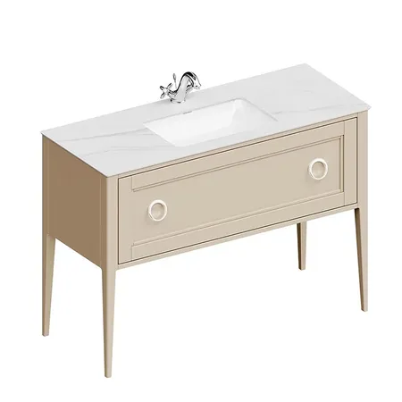 Kerama Marazzi Plaza Classic Тумба напольная, 1 ящик, цвет: капучино матовый