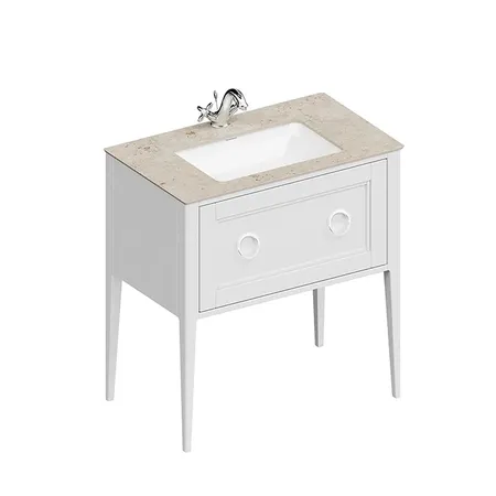 Kerama Marazzi Plaza Classic Тумба напольная, 1 ящик, цвет: белый матовая