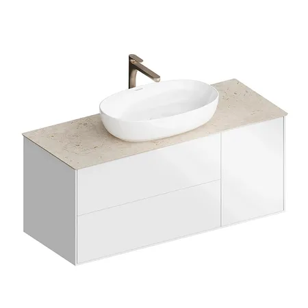 Kerama Marazzi PLAZA Modern Тумба подвесная, 3 ящика, цвет: белый