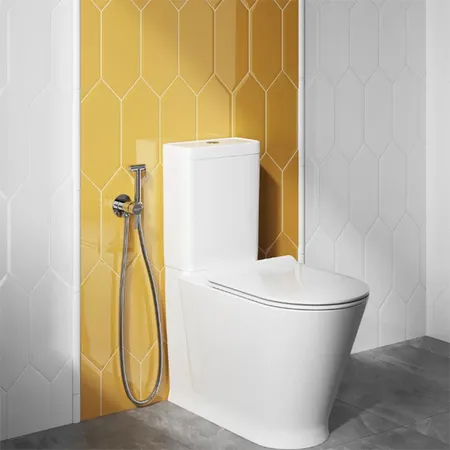 Kerama Marazzi Plaza Modern Унитаз моноблок, безободковый, цвет: белый глянцевый