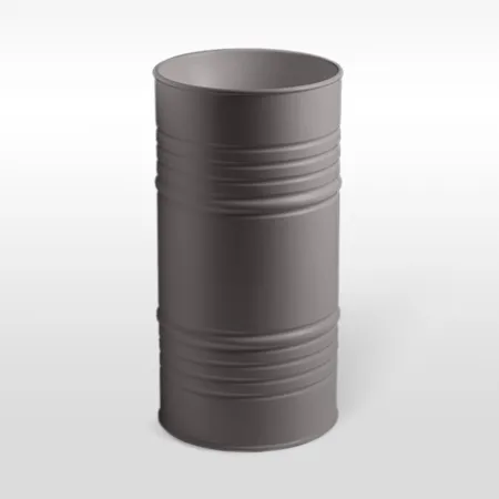Kerasan Artwork Раковина, без отв, свободностоящая "BARREL", слив в стену, цвет: Ferro matt