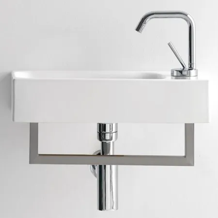 Kerasan Cento Раковина, 1 отв, цвет: белый