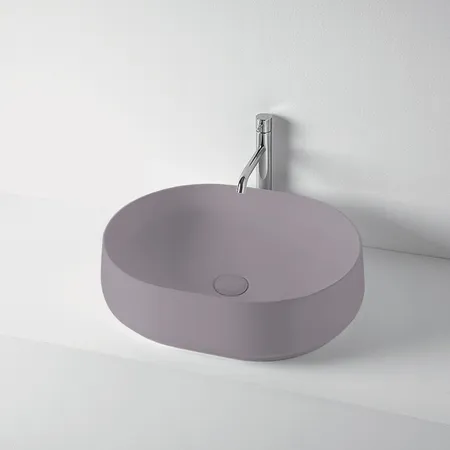 Kerasan F10 Раковина накладная, без отв, цвет: ferro Matt