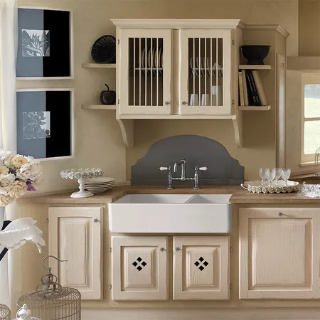 Kerasan Hannah Oxfordshire Раковина, без отв, кухонная, цвет: белый