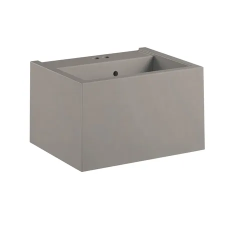 Kerasan Kanaal Раковина подвесная,с 2 отв, цвет: Matt Grey
