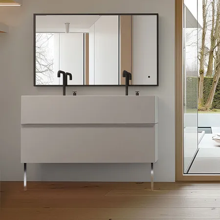 Kerasan Kanaal Тумба подвесная, с 1 ящиком, цвет: белый матовый
