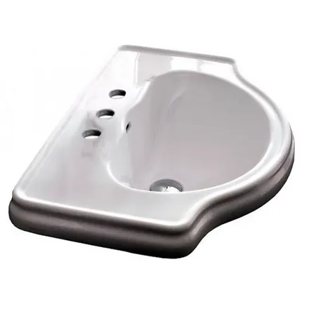 Kerasan Retro Раковина, 3 отв, цвет: белый