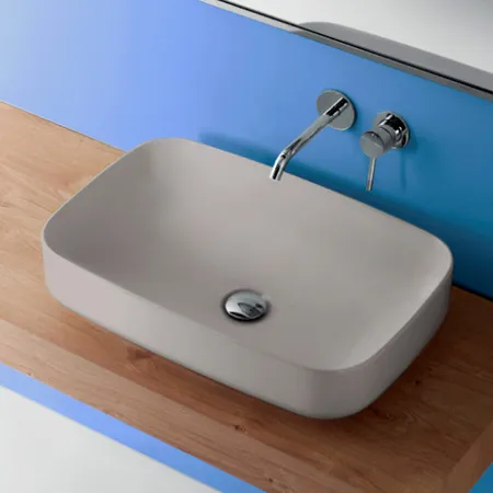 Kerasan Tribeca Раковина, без отв, накладная, цвет: Grigio matt