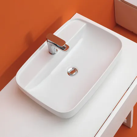 Kerasan Tribeca Раковина, 1 отв, цвет: белый