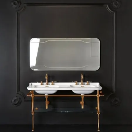 Kerasan Waldorf Консоль с раковиной, на 1 отв, напольная, цвета консоли: bronzo (бронза)