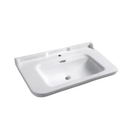 Kerasan Waldorf Раковина, 1 отв, керамическая, цвет: белый/хром