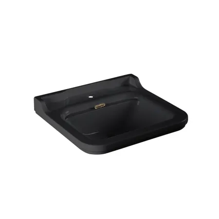 Kerasan Waldorf Раковина, 1 отв, керамическая, цвет: черный/золото