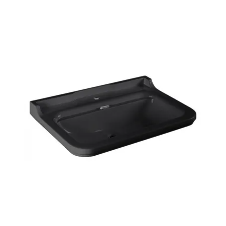 Kerasan Waldorf Раковина, 1 отв, керамическая, цвет: черный/хром