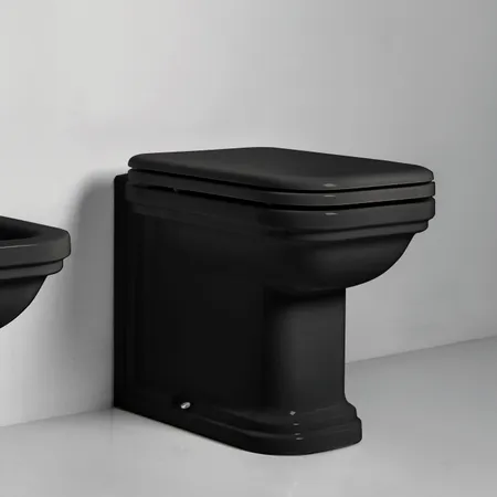Kerasan Waldorf Унитаз напольный пристенный, цвет: черный