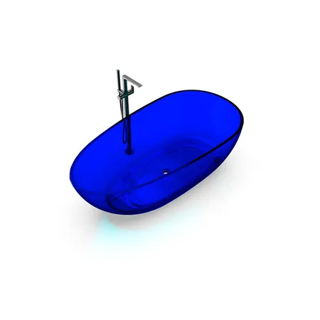 Knief EGG Shape Ванна отдельностоящая, из полимерного материала, цвет: Marine blue # XXX