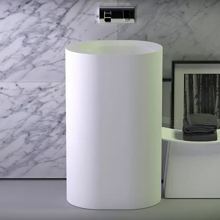 KNIEF Glow Раковина, без отв, без перелива, вывод в стену, цвет: белый матовый