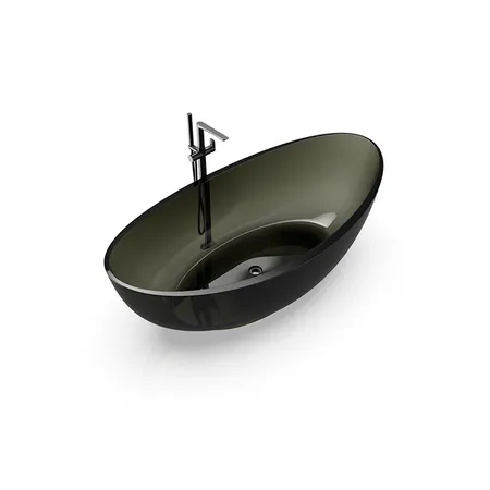 Knief Oval Shape Ванна отдельностоящая, из полимерного материала, цвет: Turmalin # 020