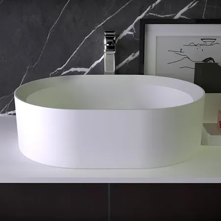 KNIEF Pearl Раковина, без отв, накладная, без перелива, цвет: белый матовый
