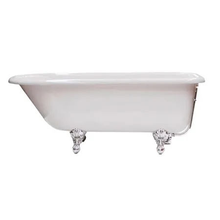 KNIEF ROLL TOP XL Ванна отдельностоящая, на ножках хром, без слива-перелива, цвет: белый