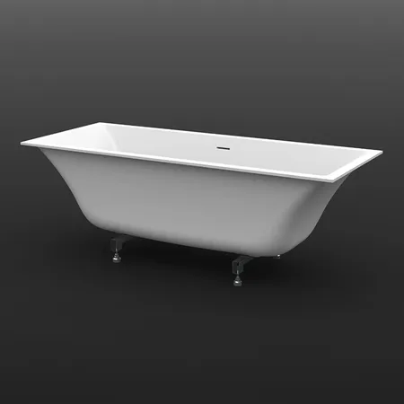 Knief Shape Ванна, встраиваемая, click-clack, цвет: белый матовый