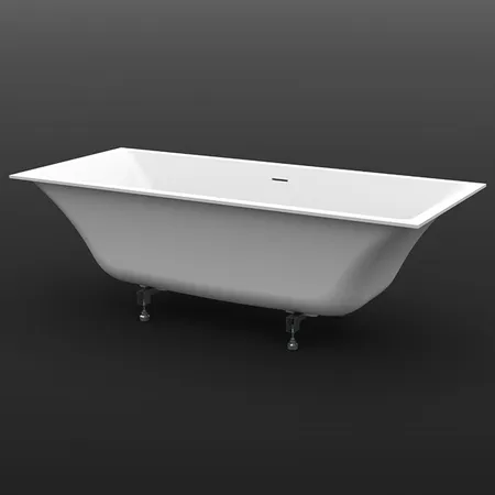 Knief Shape Ванна, встраиваемая, click-clack, цвет: белый матовый
