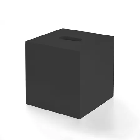 3SC BeMood Black Контейнер для бумажных салфеток настольный, цвет: черный