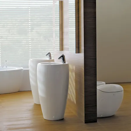 Laufen Alessi One Раковина, без отв, свободностоящие, покрытие LCC, цвет: белый