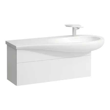 Laufen Alessi One Тумба подвесная с раковиной, с 1 ящиком, цвет: белый матовый
