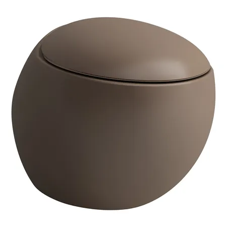 Laufen Alessi One Унитаз, подвесной, безободковый, LCC, цвет: кофе матовый
