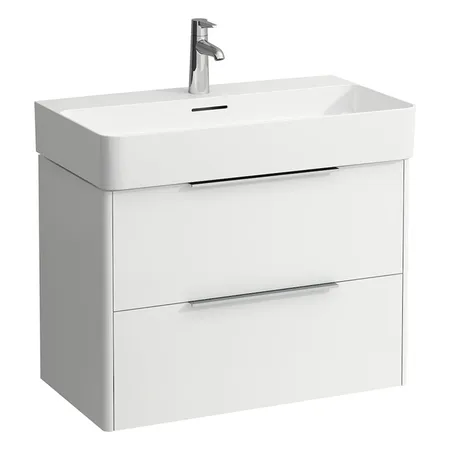 Laufen Base База с раковиной, с 2 ящиками, подвесная, цвет: белый глянцевый