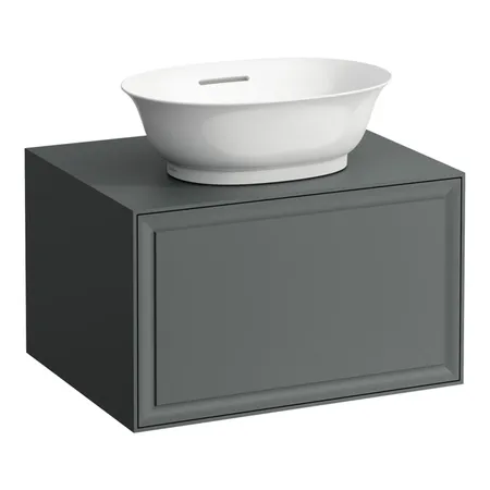 Laufen New Classic Тумба с раковиной,1 ящик, подвесная, цвет: серый