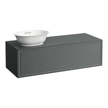 Laufen New Classic Тумба с раковиной, SX, 1 ящик, подвесная, цвет: серый