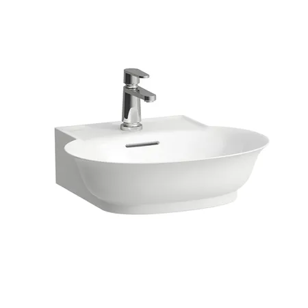 Laufen New Classic Раковина-мини, 1 отв, накладная, с переливом, цвет: белый матовый