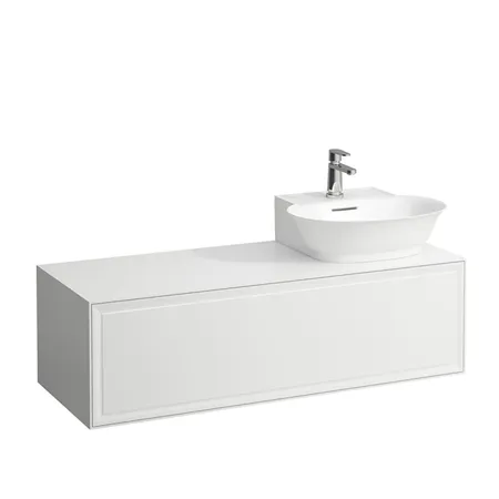 Laufen New Classic Тумба с раковиной, DX, 1 ящик, подвесная, цвет: белый глянцевый