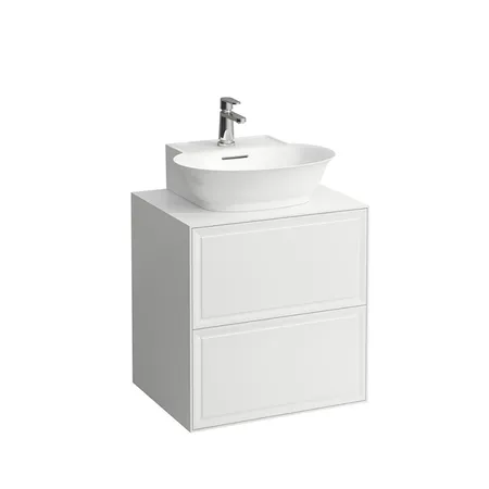 Laufen New Classic Тумба с раковиной, 2 ящика, подвесная, цвет: белый глянцевый
