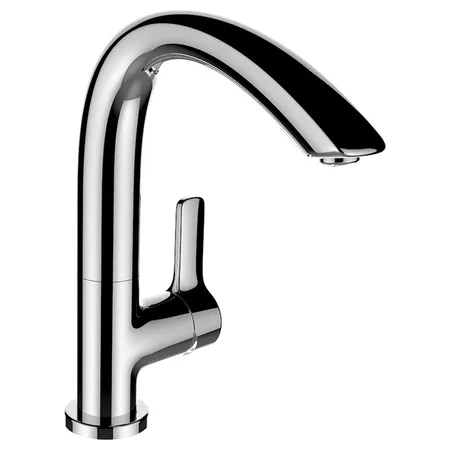 Laufen Curveprime Смеситель для раковины, 1 отв, без донного клапана, цвет: хром