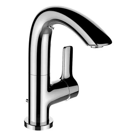 Laufen Curveprime Смеситель для раковины, на 1 отв, цвет хром