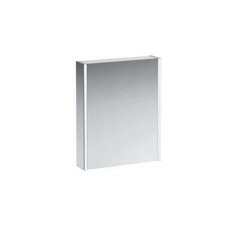 Laufen Frame Зеркальный шкаф, LED-подсветка, сенсор, алюминий, 1 дверь, 2 розетки