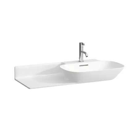 Laufen INO Раковина, накладная, 1 отв, полка слева, цвет: белый матовый