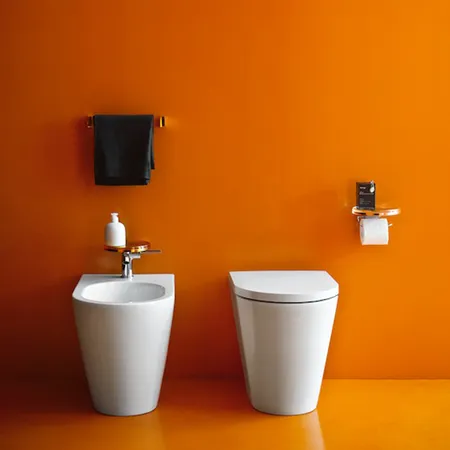 Laufen Kartell Биде напольное с 1 отв. под смеситель, без боковых отв, цвет: белый