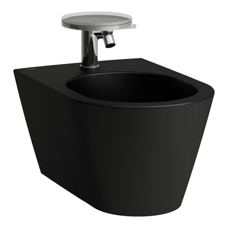 Laufen Kartell Биде подвесное, 1 отв, цвет: черный матовый